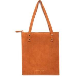 NEW Cynthia Rowley Women's Sleek Suede Tote Brown NWT 225.00